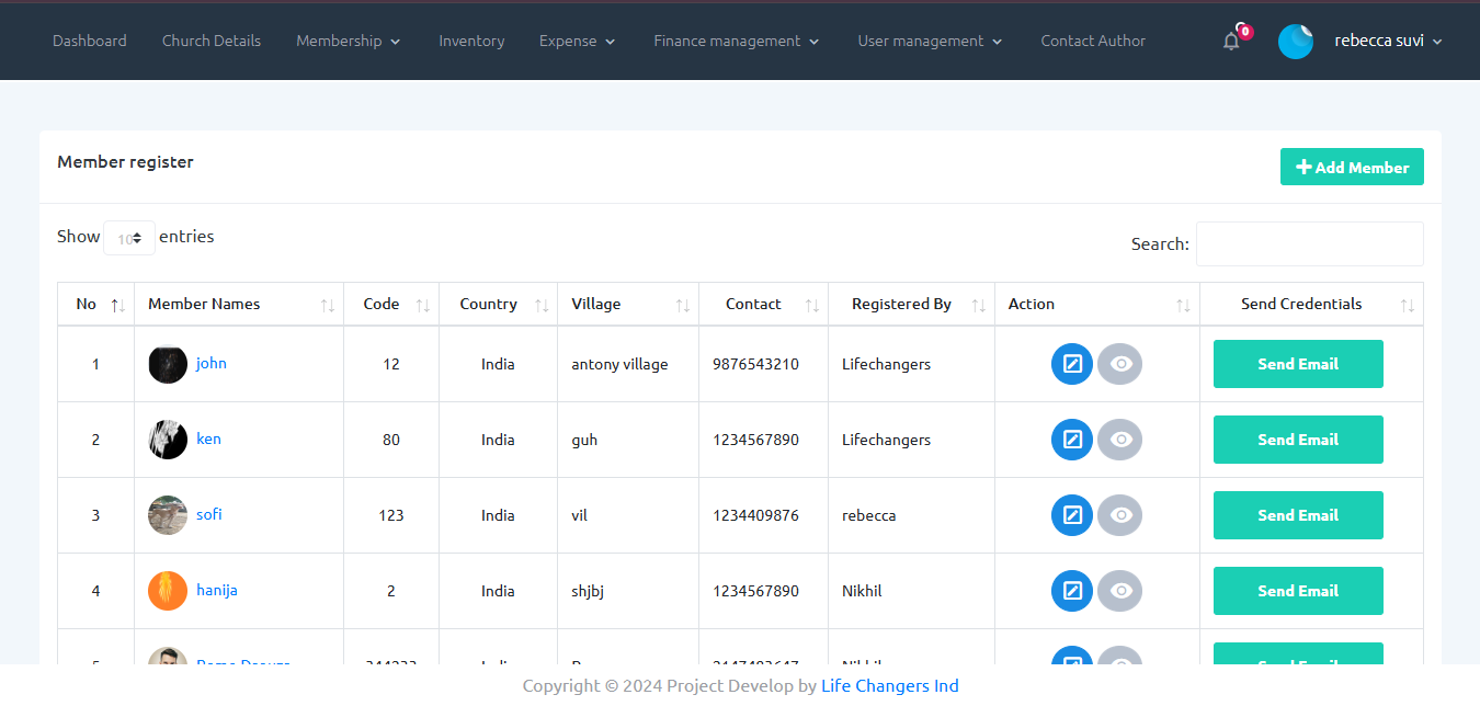 Member Communication